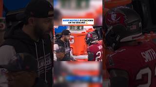 Baker Mayfield giving Tykee Smith some pointers 👀