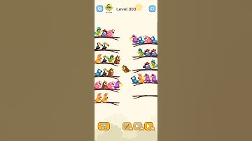 Bird Sort Colour GAMEPLAY LEVEL 303🔥Subscribe Channel@8-Bit games🔥