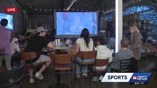 Ole Miss fans gather to watch Fiesta Bowl