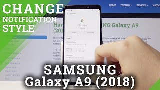 How to Manage Notifications in SAMSUNG Galaxy A9 2018 – Notification Settings