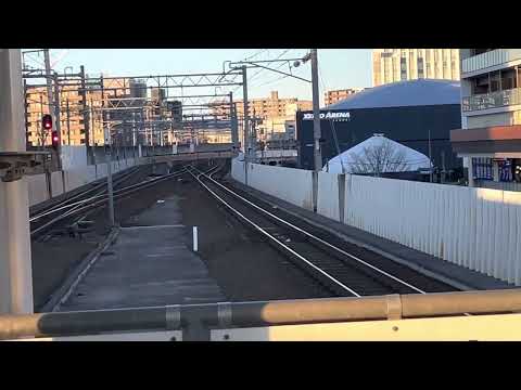 長町駅 特急ひたち通過