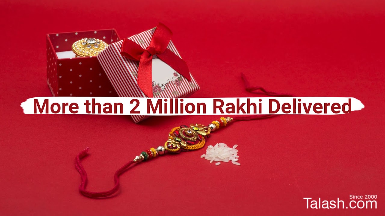 SEND Rakhi to your brother with (FREE SHIPPING WORLDWIDE)