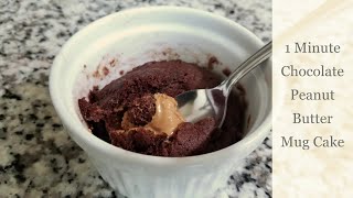 1 Minute Chocolate Peanut Butter Mug Cake by Recipe 4 Me 66 views 4 weeks ago 2 minutes, 13 seconds