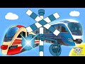 【電車 ふみきり アニメ】こんな サフィール踊り子 はイイね! This train is wonderful!