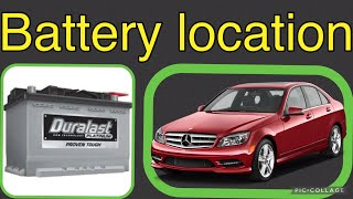 2011 Mercedes c300 battery location