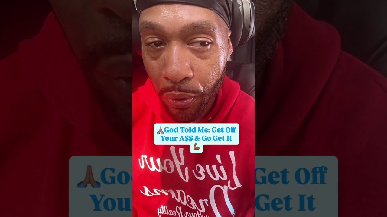 God Told Me: Get Off Your Ass & Go Get It | Motivational Speech #shorts