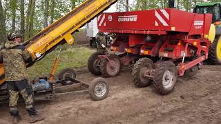 Картофелесажалка Grimme очень крутая