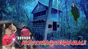 Horror! diguyur hujan deras camping & fishing tidur nyenyak dibawah hujan deras, relaxing rain sound