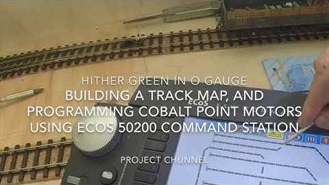 Model Trains 78 - Hither Green TMD in O gauge Programming DCC Cobalt Point Motors using ECoS 50200