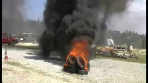 F-500 EA and Tire Fire Demonstration-Louisiana