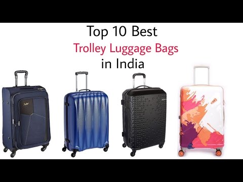 10 Best Trolley Bags in India with Price 2021 | Top Luggage Bag Brands Skybags, American Tourister