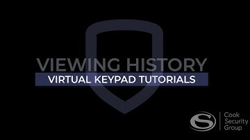 Virtual KeyPad Tutorials - Viewing History