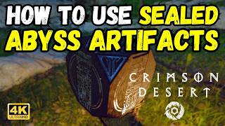 Sealed Abyss Artifacts Explained - Unlock Skills FAST in Crimson Desert 🌟 4K 60FPS #crimsondesert