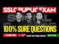 Sslc public exam  social science  100 sure questions  xylem sslc