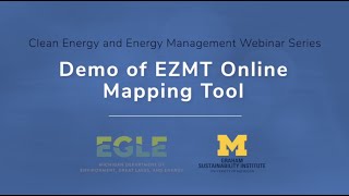 Demo of EZMT Online Mapping Tool | Clean Energy and Energy Management Webinar Series