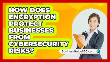 How Does Encryption Protect Businesses From Cybersecurity Risks? - BusinessGuide360.com