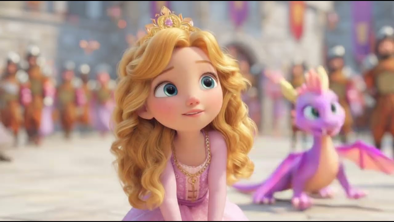 "Tara & The Giggle Dragon! 😂✨The cutest 3D cartoon musical adventure!" 