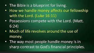 Your Money Counts - Week 1 - The Problem
