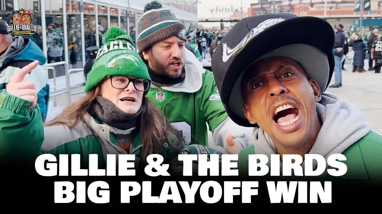 Eagles Playoff Win with Gillie the Kid, JoJo Rimmer, Broom Man & DeSean ...