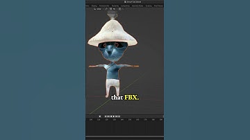 How to import no animation v3 fbx from Mixamo & apply all transforms in Blender? - Smurf Cat meme