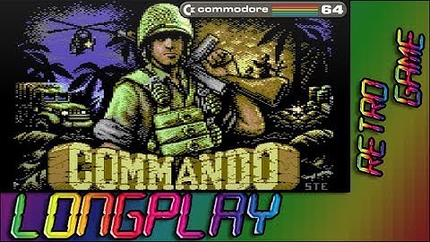 Commando Arcade SE (C64 Longplay 60fps)
