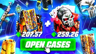 SPENDING $500 on ONLY TWO Rust Cases on RustClash  Rust Gambling