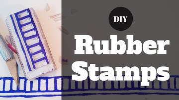 DIY Rubber Stamp Carving for Fabric Block Printing