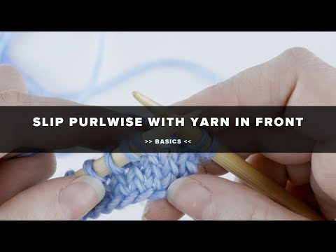 Slip Purlwise With Yarn In Front (Slwyif) :: Basics :: Knitting Tutorial