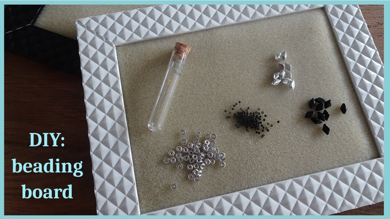 DIY beading board: Make your own simple beading board 