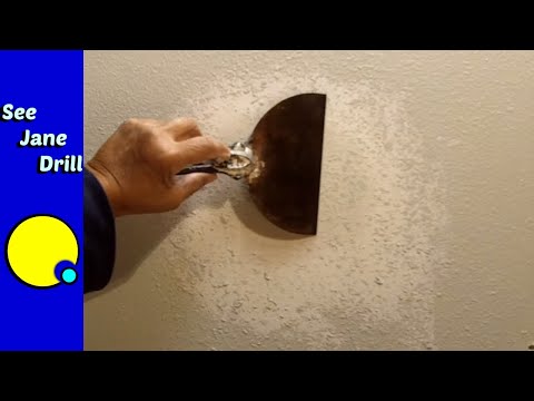 How to Repair a Wall with an Orange Peel Texture