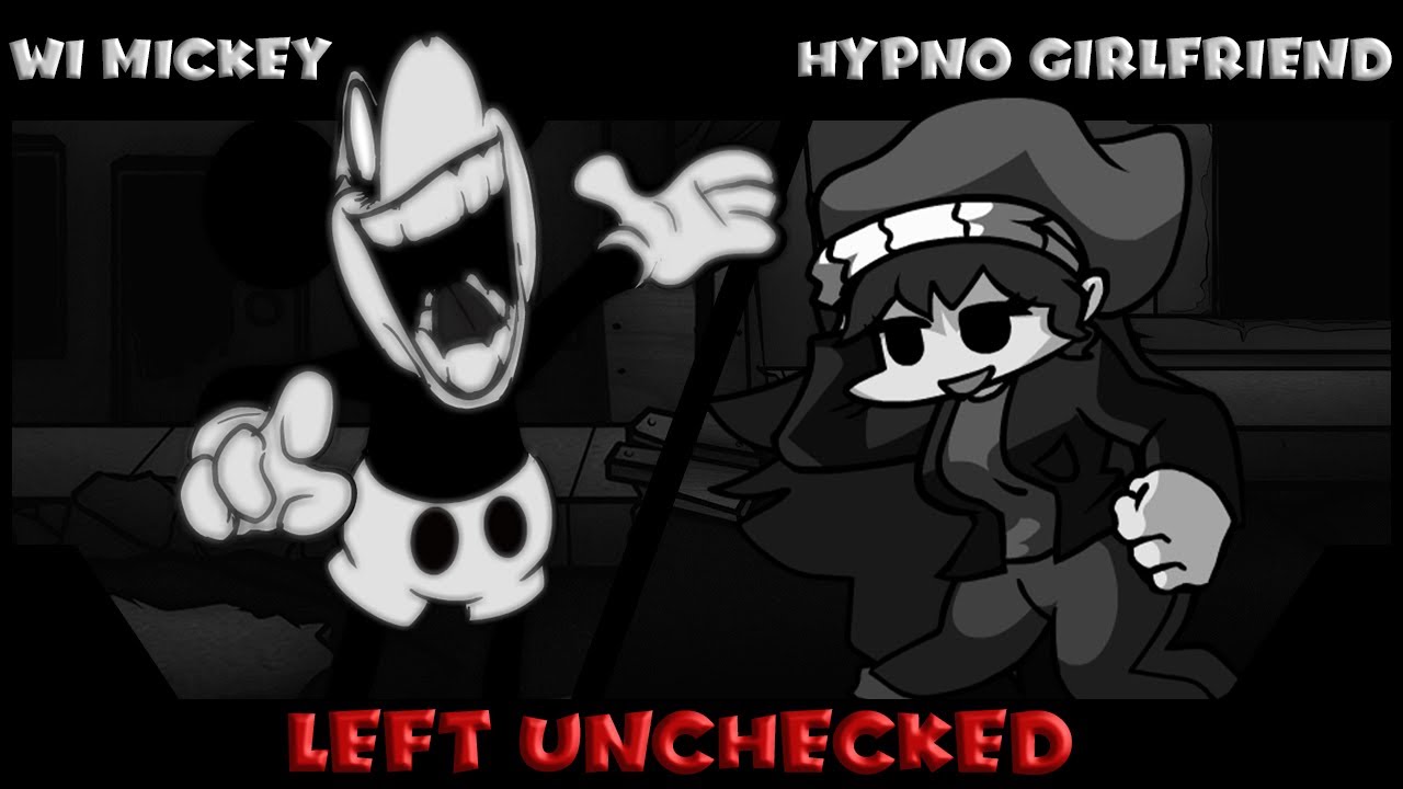 Left Unchecked But WI Mickey Over Hypno - Friday Night Funkin [FNF Cover]