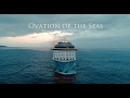 空拍 Aerial 4K - 海洋讚禮號 Ovation of the Seas From Above In Keelung, 2017