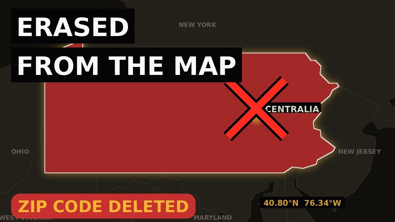 Centralia: The Town America Deleted From the Map - YouTube