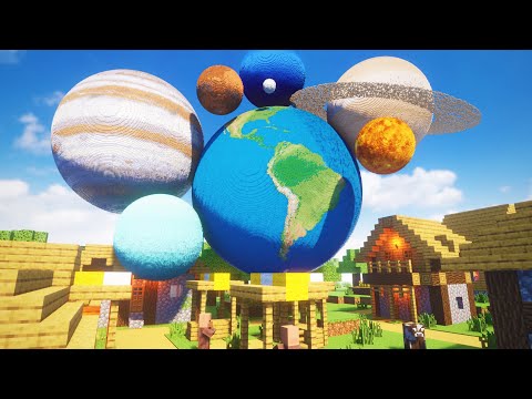 Planets vs Minecraft Village #1 | Teardown