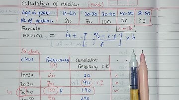 Statistics|How to Calculate Median|Group data|Frequency Distribution|BcomMBA Class10|CentralTENDENCY