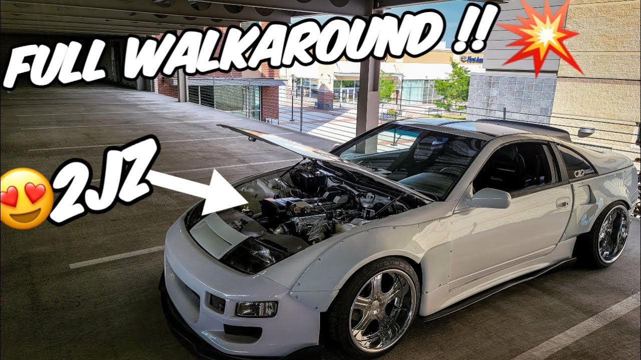 2JZ Swapped Widebody Nissan 300ZX Walkaround!! | Mods - YouTube