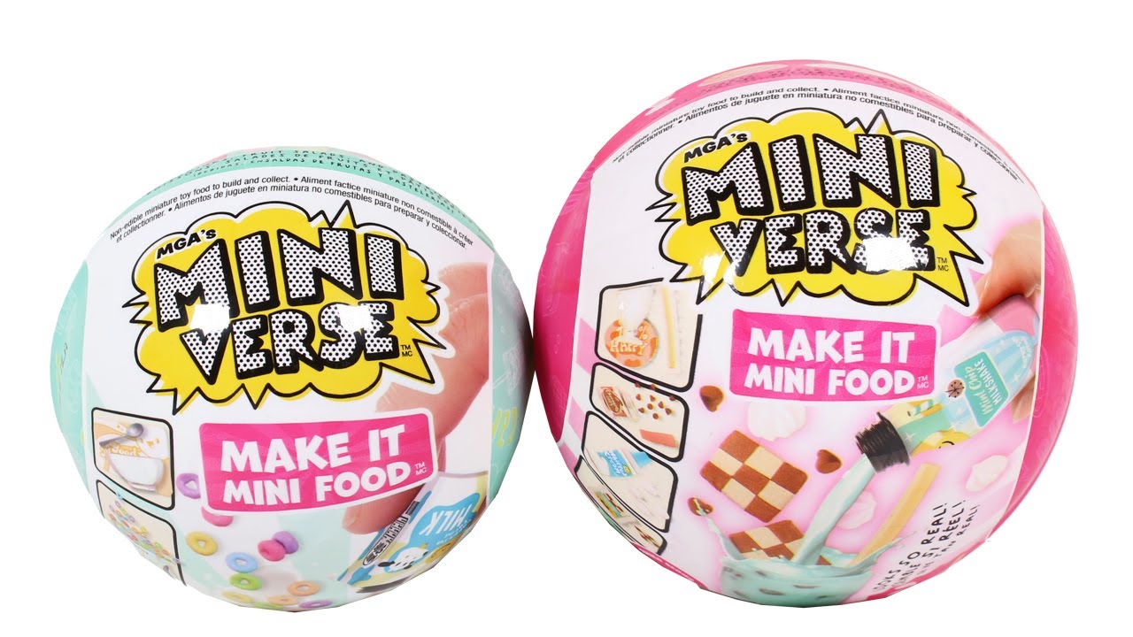 MGA's Miniverse Make It Mini Food Holiday Blind Capsule | DIY Resin  Collectible Figurines