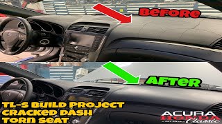 Acura Honda Classic TL TypeS Build Project  Interior Cracked Dashboard and more (Episode 2)