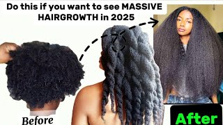 Do This if you want to GROW LONG & BUSHY Natural Hair in 2025 |The Gateway to Grow Natural Hair #seo