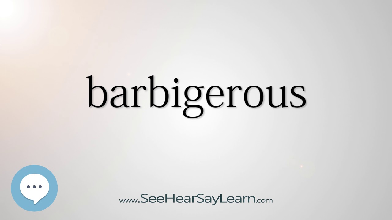 barbigerous