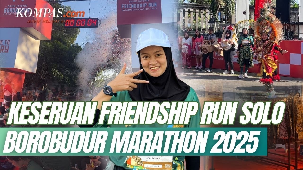 Race Vlog Friendship Run Solo Borobudur Marathon 2025