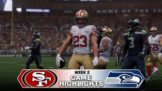 San Francisco 49ers vs Seattle Seahawks Game Highlights | 2026 NFL Season Week 5