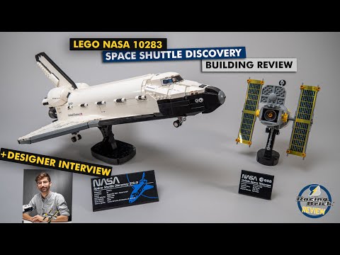 LEGO 10283 NASA Space Shuttle Discovery designer interview & detailed building review