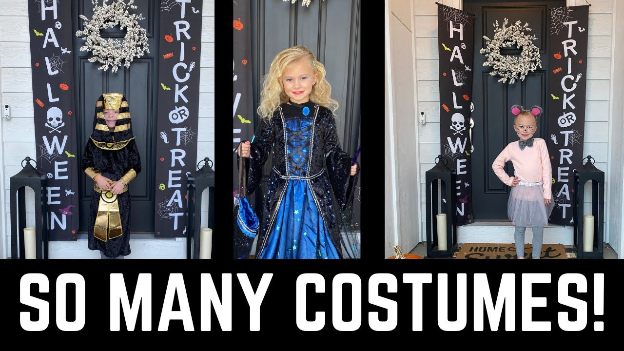 SO MANY HALLOWEEN COSTUMES! YouTube
