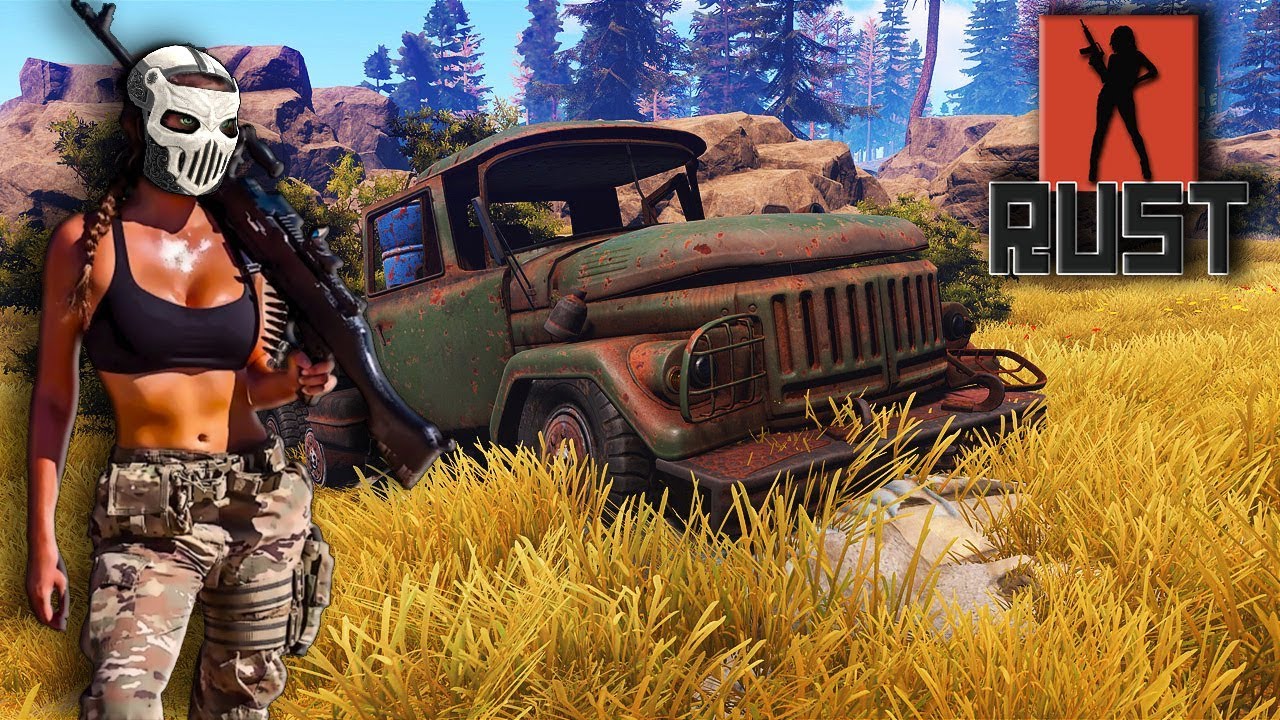 СТРОИМ ДОМ МЕЧТЫ в Rust The girl in the game YouTube