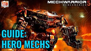 HERO MECH LOADOUTS EXPLAINED + BEST DEALS FOR DOUBLE HEAT SINKS! - Mechwarrior 5: Mercenaries - MW5