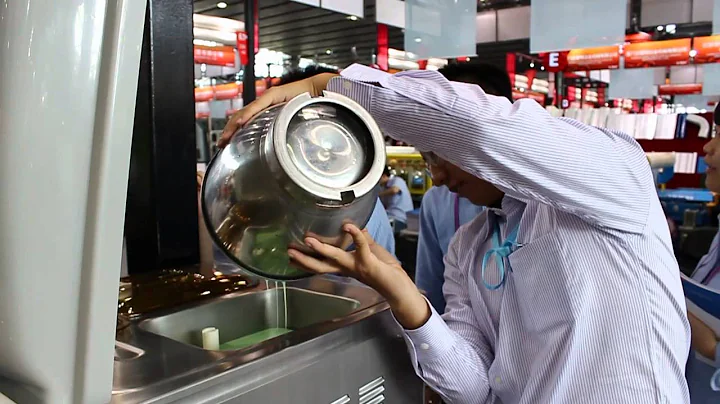 Step 6  Pour - Make Ice Cream by a 7 Quart Commercial Stand Mixer