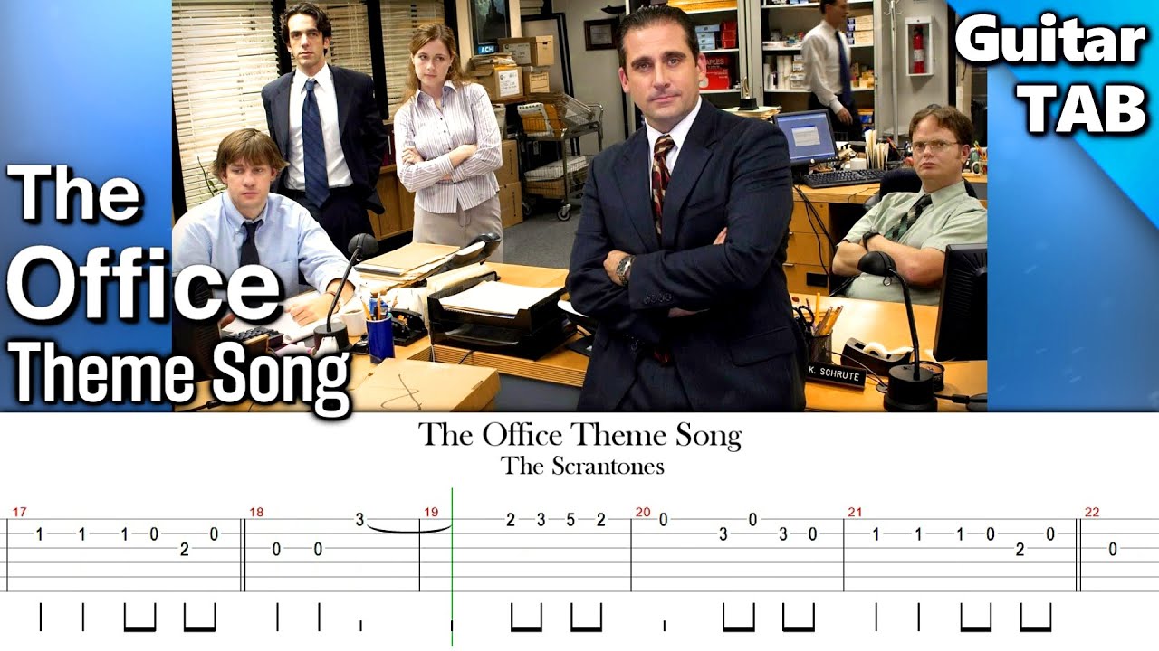 How to Play: The Office Theme Song [Easy Guitar Tab] - YouTube