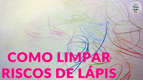 O que fazer para apagar lápis de cor?