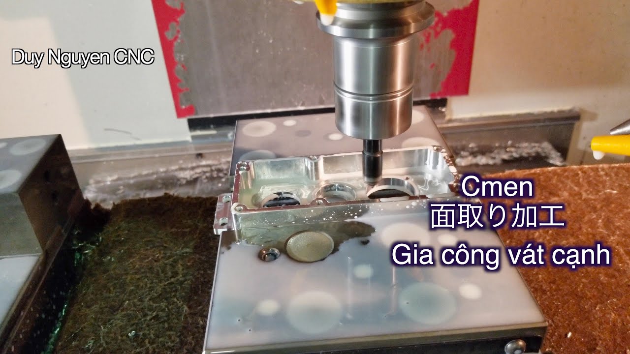 [Machine CNC] Gia Công Nhôm Phay chi tiết phức tạp - youtube